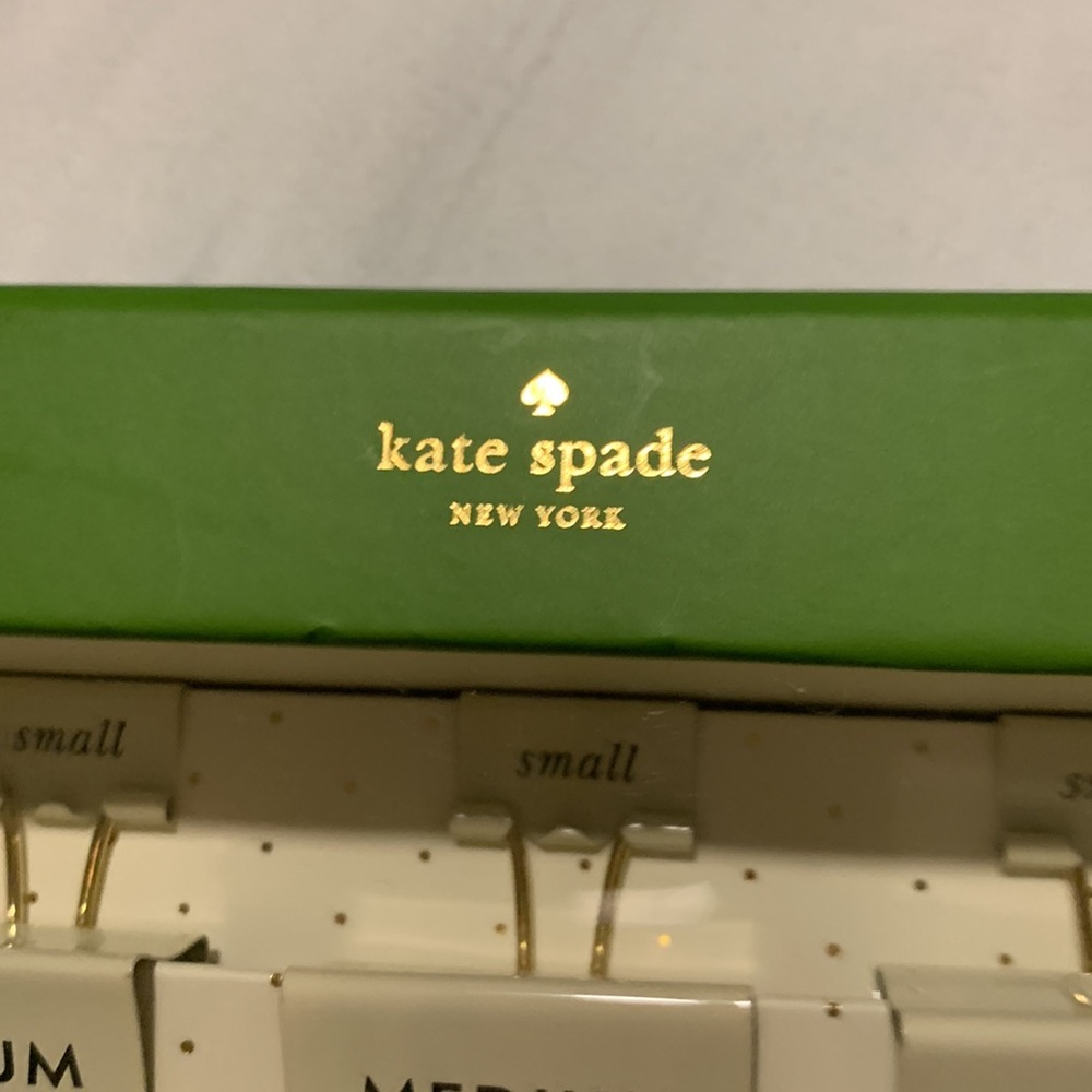 Kate Spade ♠️ Binder Clip Set - Picture 4 of 11